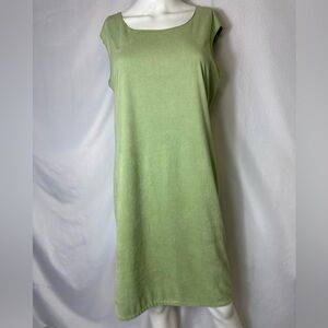 NWT VINTAGE MAX STUDIO GREEN SLEEVELESS DRESS SIZE MEDIUM SRP:$138